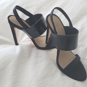 BCBG Maxazria Black Slingbacks  Size 7.5 (fits a size 8)